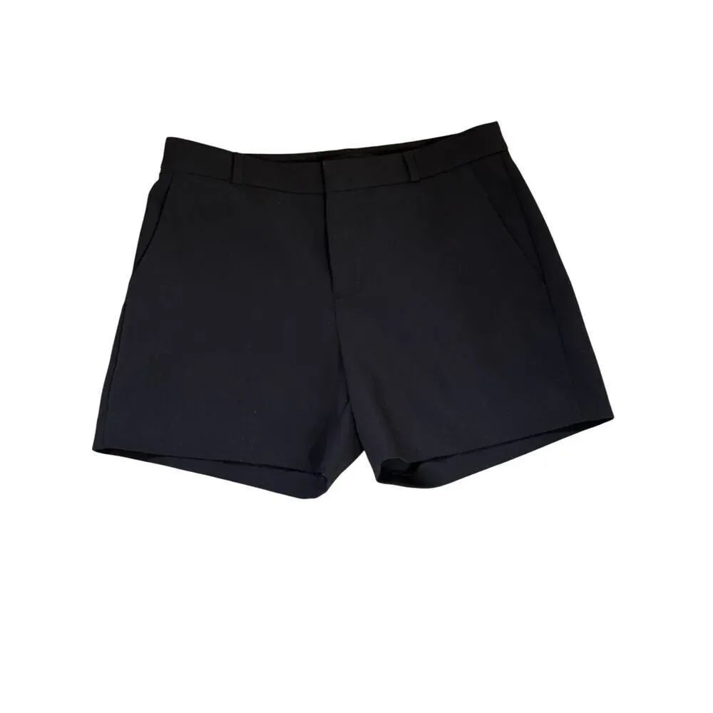BANANA REPUBLIC Women's High Waist 5" Dress Shorts Black Size 4